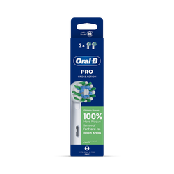 Oral-B Pro Cross Action Toothbrush Heads, 2 Counts