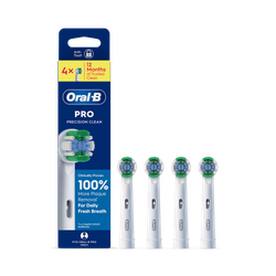 Oral-B Pro Precision Clean Toothbrush Heads, 4 Counts