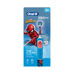 Oral-B Pro Kids Spider-Man Electric Toothbrush Designed By Braun