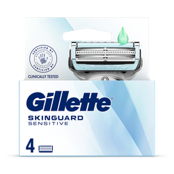 Gillette SkinGuard Sensitive Razor Blade Refills for Men,  4 Blades