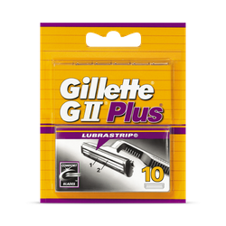 Gillette GII Plus Men’s Razor Blades – 10 Refills