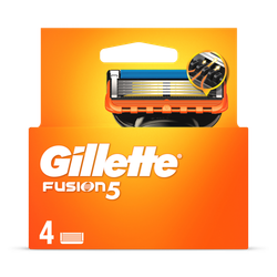 Gillette Fusion5 Razor Refills For Men, 4 Razor Blade Refills