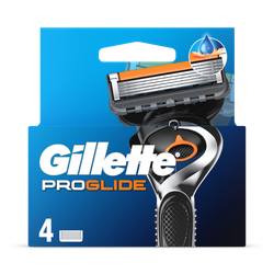 Gillette ProGlide Razor Refills for Men, 4 Razor Blade Refills