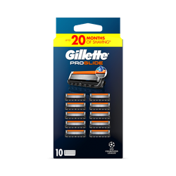 Gillette ProGlide Razor Refills for Men, 10 Blade Refills