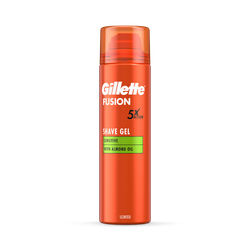 Gillette Fusion Shave Gel with Almond Oil, For Sensitive Skin, 200ml
