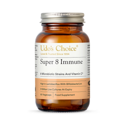 Udo's Choice Super 8 Immune - 8 Microbiotic Strains + Vit C - 60's