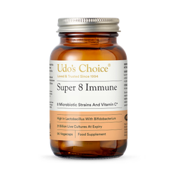 Udo's Choice Super 8 Immune - 8 Microbiotic Strains + Vit C - 90's