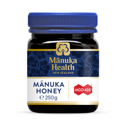 Manuka Health NZ MAN008 MGO 400+ Pure Manuka Honey 250g