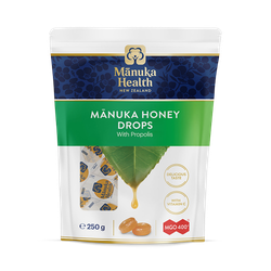 Manuka Health NZ MGO 400+ Manuka Honey Drops with Propolis 250gm-Family Pack