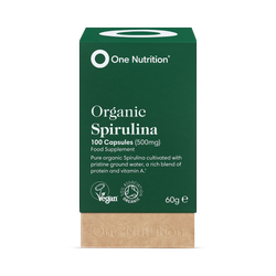 One Nutrition Organic Spirulina 500mg - 100 Vegecaps