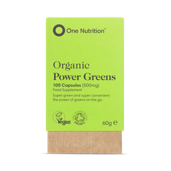 One Nutrition Organic Power Greens 500mg - 100 Vegecaps