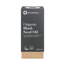 One Nutrition Organic Black Seed Oil 200ml - VEGAN