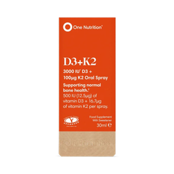 One Nutrition D3 + K2 30ml Oral Spray