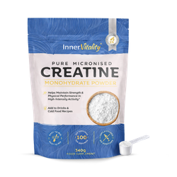 Inner Vitality Micronised Creatine Monohydrate Powder Unflavoured - 340g