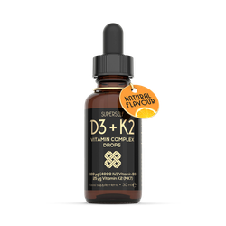 SuperSelf Vitamin D3 Drops 4000IU with Vitamin K2 25mcg Orange Flavour 30ml