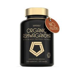 SuperSelf Organic Ashwagandha 1000mg 120 Capsules