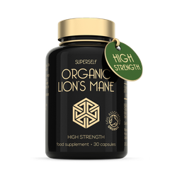 SuperSelf Organic Lion's Mane Mushroom 30 Capsules