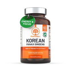 PharmaZen Korean Panax Ginseng Extract 60 Capsules