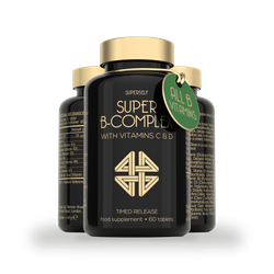 SuperSelf Vitamin B Complex with Vitamins D & C 60 Tablets High Strength
