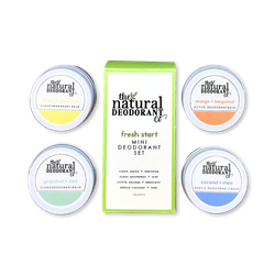The Natural Deodorant Co. Fresh Start Mini Deodorant Set 1 Each