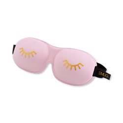 Contoured Sleep Mask - Baby Pink Wink