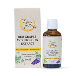 Raw Pot Red Grapes and Propolis Extract