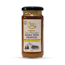 Raw Pot Organic Honeydew Honey With Propolis