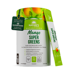 Nature's Horizon Mango Super Greens Powered by Feiolix - (30 Sachets)
