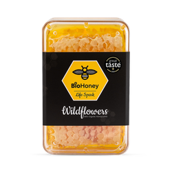 BioHoney Organic Raw Honeycomb Wildflowers 200g