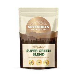 Organic Super Green Blend (Spirulina, Chlorella, Wheatgrass & Barley Grass) 400g