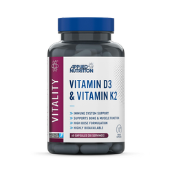 Applied Nutrition Vitamin D3 & Vitamin K2 Capsules (60 Capsules)