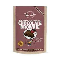 Go Low Chocolate Brownie Mix Low sugar & Keto, Gluten free 218g