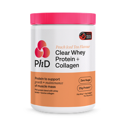 PHD Powder Clear Whey Collagen Peach Iced Tea 300 g