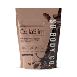 So Body Co CollaSlim Meal Replacement Shake with Added Marine Collagen Chocolate 40g X 20 Meals