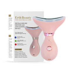 Erth Skin London  Neck & Jawline Definer LED anti-ageing system ( Pink Colour )
