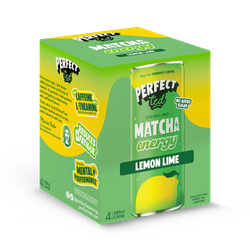 PerfectTed Matcha Energy Lemon & Lime 4 x 250 ml