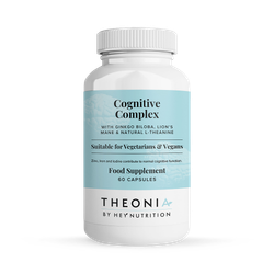 Theonia Cognitive Complex with Ginkgo Biloba, Lion’s Mane & Natural L-Theanine 60 Capsules