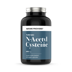 Nature Provides NAC (600mg) Pure N-Acetyl Cysteine 120 Capsules