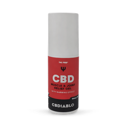 CBDIABLO 500mg CBD warming muscle gel 100ml