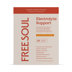 Free Soul GLP Electrolyte Support Sachets Mango Pineapple 20 Sachets