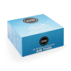 EXS Air Thin Condoms Vegan Latex Condoms 48 Pack