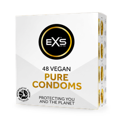 EXS Pure Condoms Ethical Vegan Latex 48 Pack