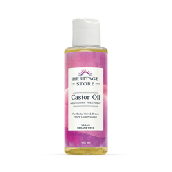 Heritage Store Castor Oil, Hair & Skin Care - 118ml
