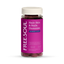 Free Soul Hair, Skin and Nails Gummies Blueberry 60 Gummies