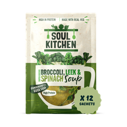Soul Kitchen Supergreens: Broccoli, Leek & Potato Soup - 12 soups