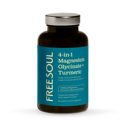 Free Soul 4 in 1 Magnesium and Tumeric Tablets 90 Tablets