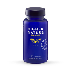 Higher Nature Serotone 5-HTP -50mg - 90 Vegan Capsules - Serotone 5HTP 50 mg 90 Capsules