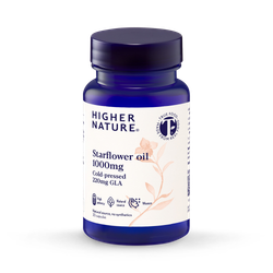 Higher Nature True Food® Starflower Oil - 1000mg With 220mg GLA - 30 Capsules