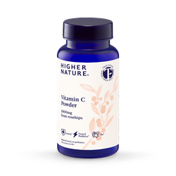 Higher Nature True Food® Vitamin C - 1000mg Natural Source Vitamin C - 66g Vegan Powder