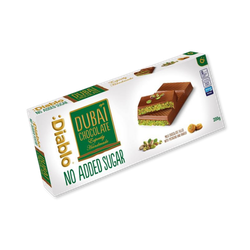 Diablo No Added Sugar Dubai Chocolate Bar 200g